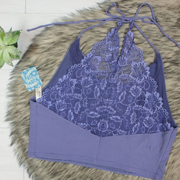 Free People Blue Century Brami Crop - Picture 5 of 7